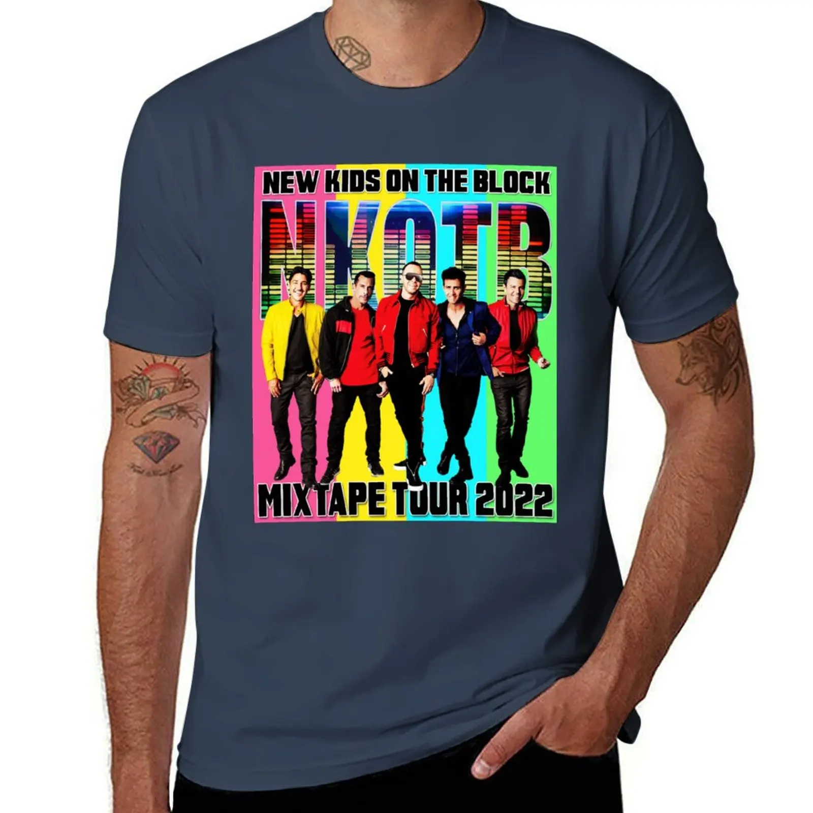 

MIXTAPE 2022 TOUR SUMMER NKOTB T-Shirt High Elasticity Sports T-Shirt