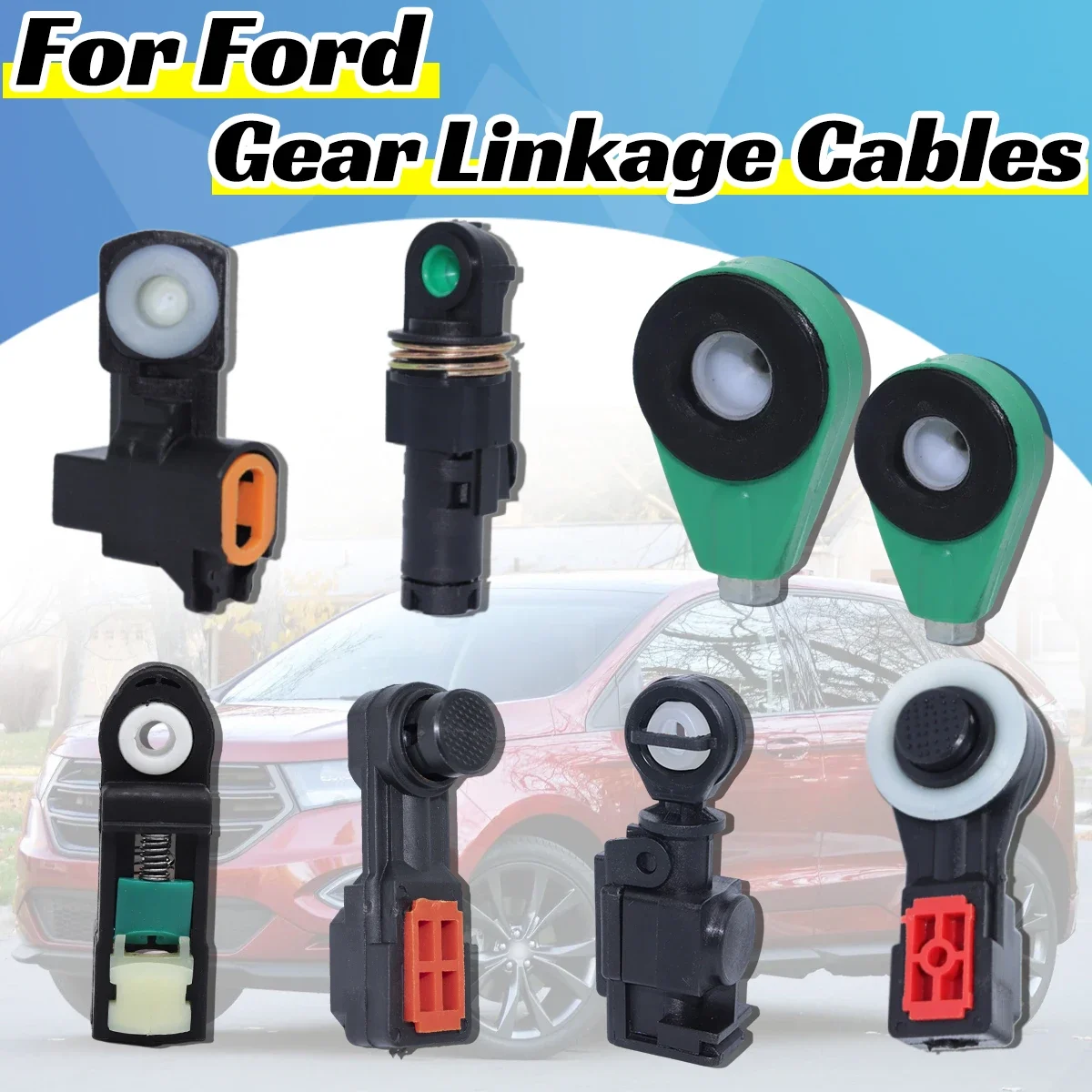 

Gearbox Shift Lever Cable End Linkage Connector Adapter Selector Buckle Accessories Part for Ford Edge C-MAX Kuga Fusion Escape