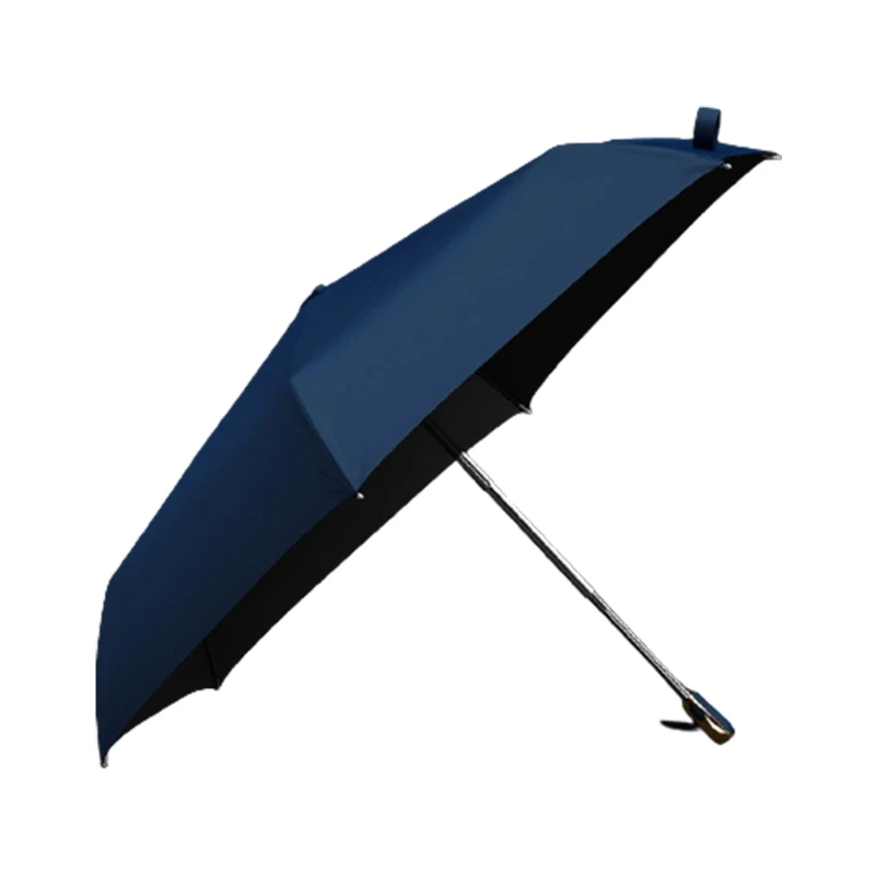 Parapluie pliant automatique plat ultraléger pour parasol 6 nervures Parasol pour adultes femmes hommes extérieur Anti Uv