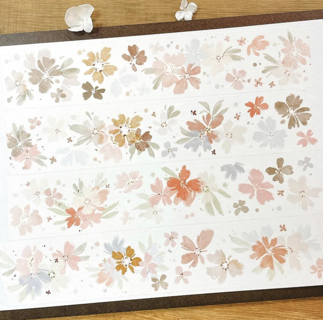 

Vintage Meow Anemone Washi PET Tape for Card Making DIY Scrapbooking Plan Decorative Sticker
