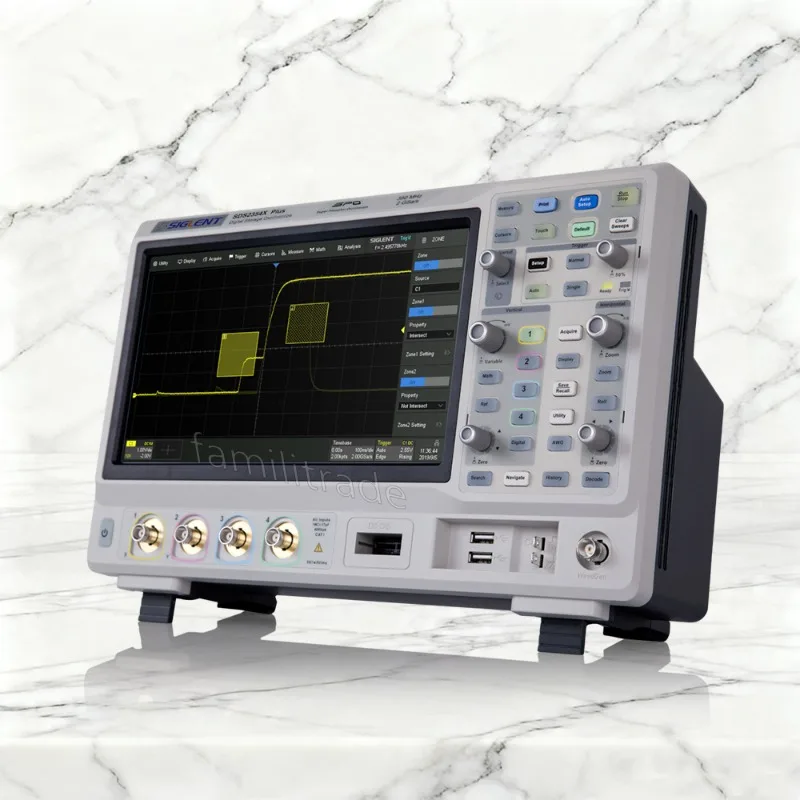 SIGLENT SDS2354X Plus 350MHz 4CH Digital Oscilloscope, 2GSa/s 200Mpts 500k wfms/s, Super Fluorescent Display#familitrade