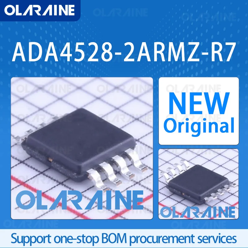 

1/5/10Pcs ADA4528-2ARMZ-R7 MSOP-8 original 100% IC chipPrecision amplifier2 ChannelSR - 500 mV/usVos -300 nVIb -350 pA