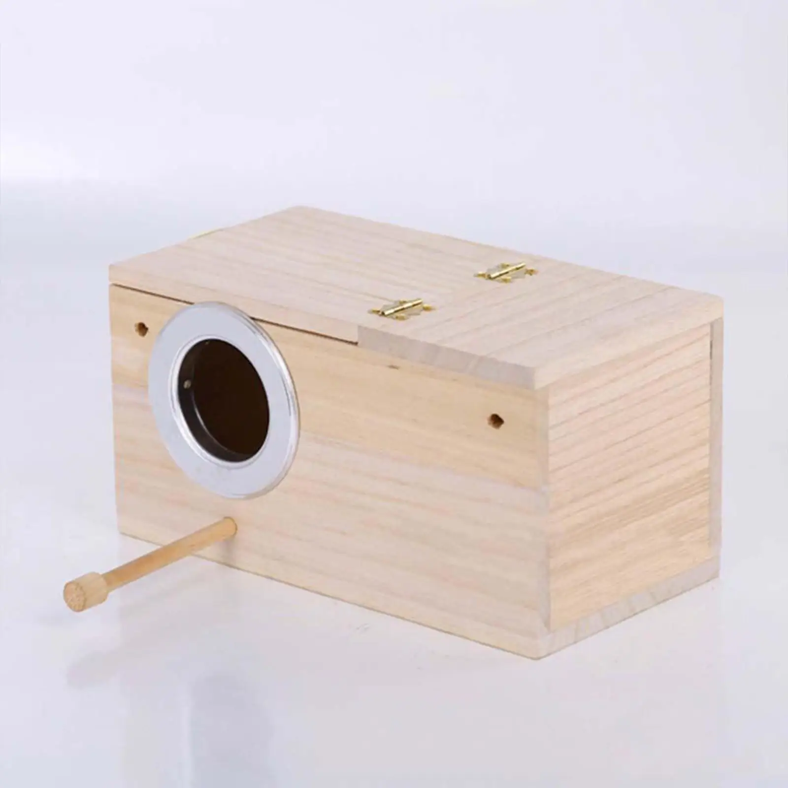 Breeding Box Wooden Gifts Parrots Mating House for Budgie Cockatiel Parakeet