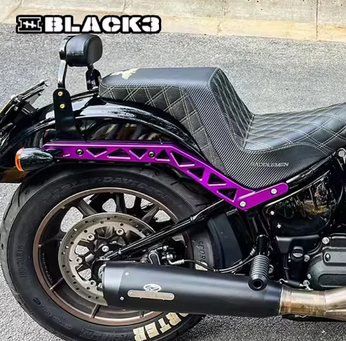 Black 3 High-Strength Lightweight Aluminum Multi-Color Rear Fender Bracket Swing Arm Assembly Retrofit/Upgrade Compatible