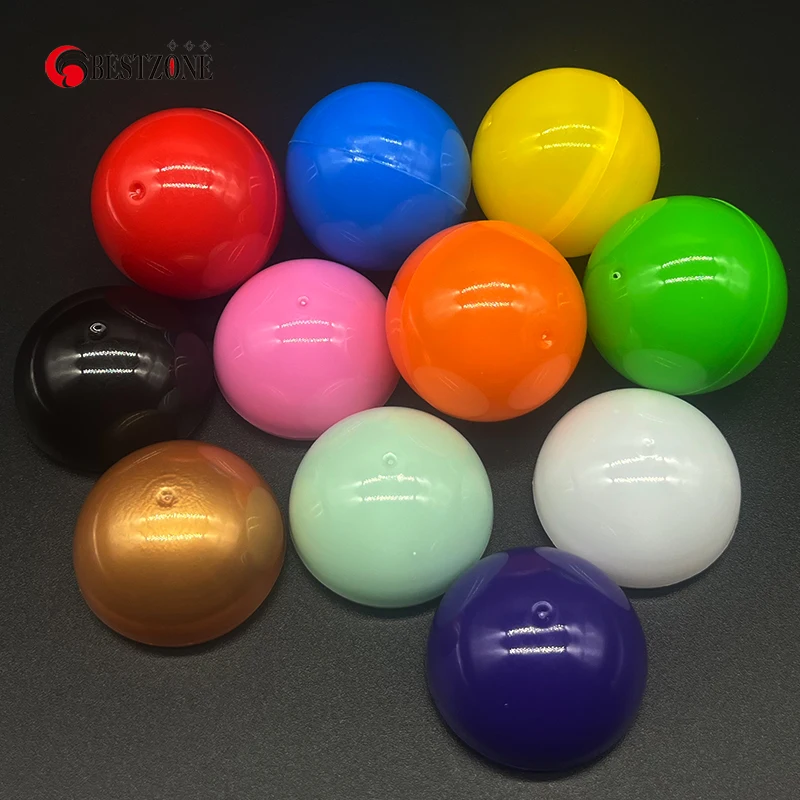 20Pcs 45MM 4.5CM 1.77Inch Toy Capsule Surprise Ball Mixed Colors Soft Empty Baby Kid Grasping Round Twisting For Vending Machine