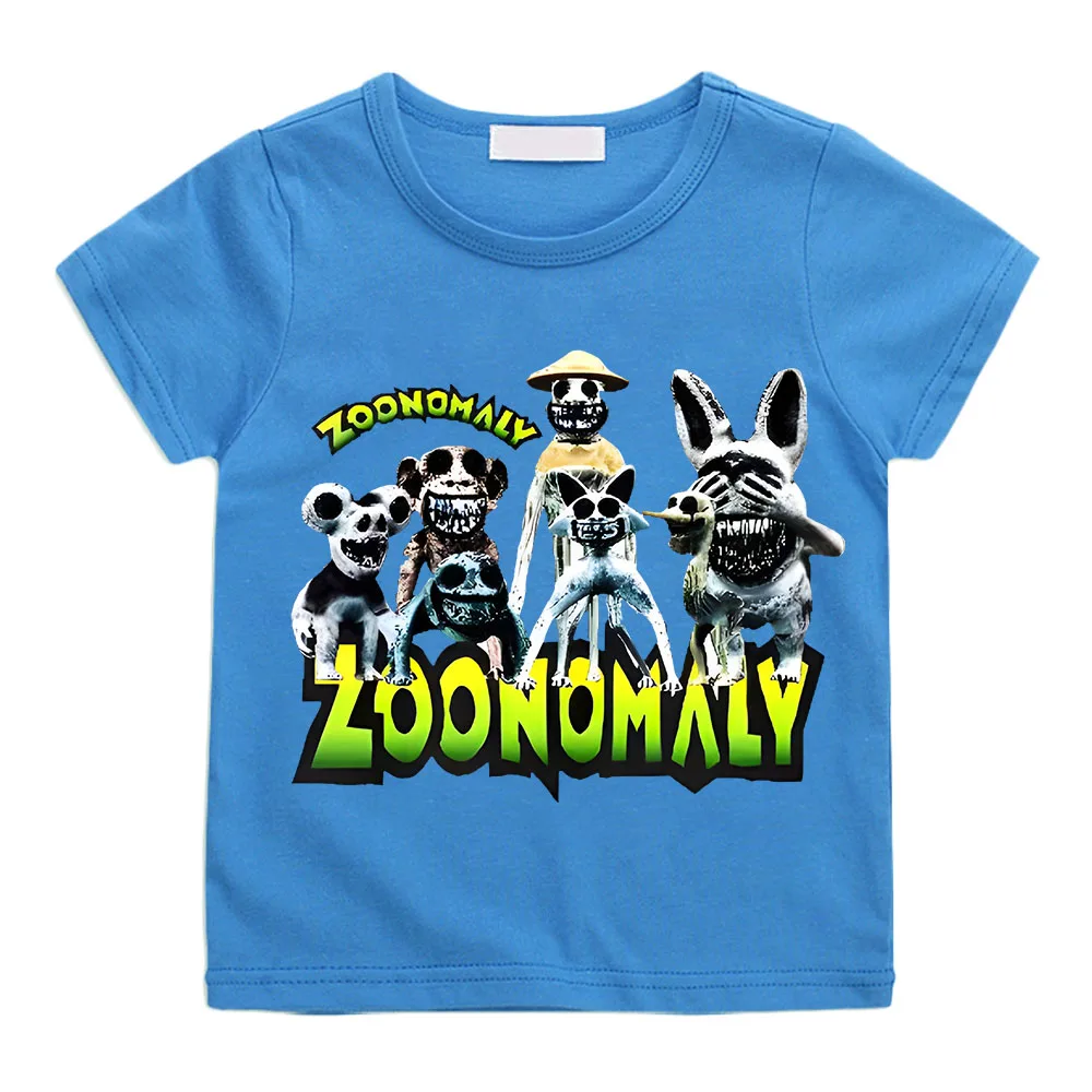 T-Shirt gioco per bambini striomaly Toddler Girls camicie maglietta estiva cotone manica corta abbigliamento Casual per bambini magliette Anime