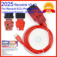 2025 Renolink V2.10 OBD2 Cable for Renault Renolink V1.99 Upgraded Version ECU Programmer Air-bag Reset ECM UCH Key Coding Auto