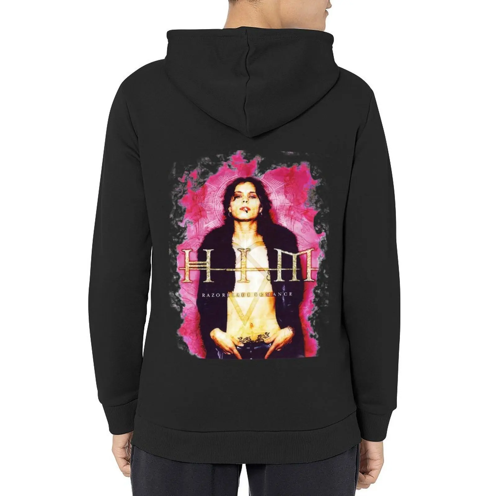 

Him Band VV H I M - Him Ville Valo Razorblade Romance smoke Hoodie men clothes hoodie streetwear