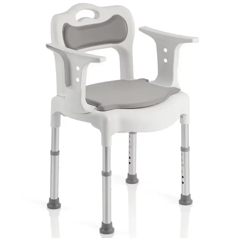 Foldable Aluminum Alloy Electric Lift Shower Stool for Elderly Disabled Adjustable Bathroom Seat Lightweight Safe 250kg Load