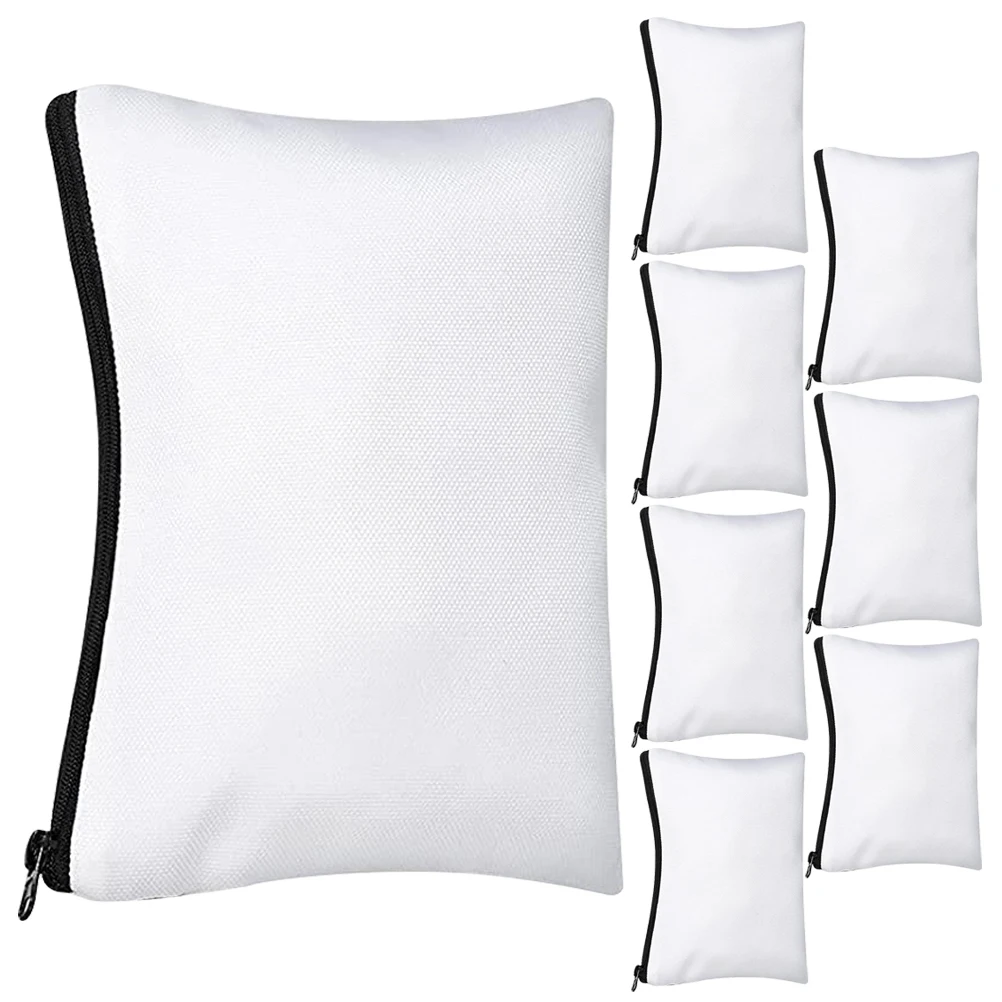 

Sublimation Blank Bags Diy Heat Transfer Makeup Organizer Travel Toiletry Canvas Zipper Pouches Storage Bag Pencil