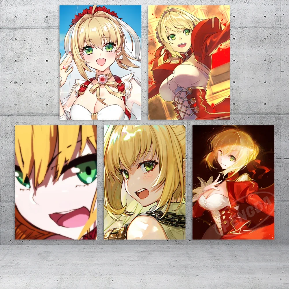 HD Print Fate Stay Night Painting Home Decor Altria Pendragon Canvas Poster Modular Pictures Modern Living Room Wall Art Mural