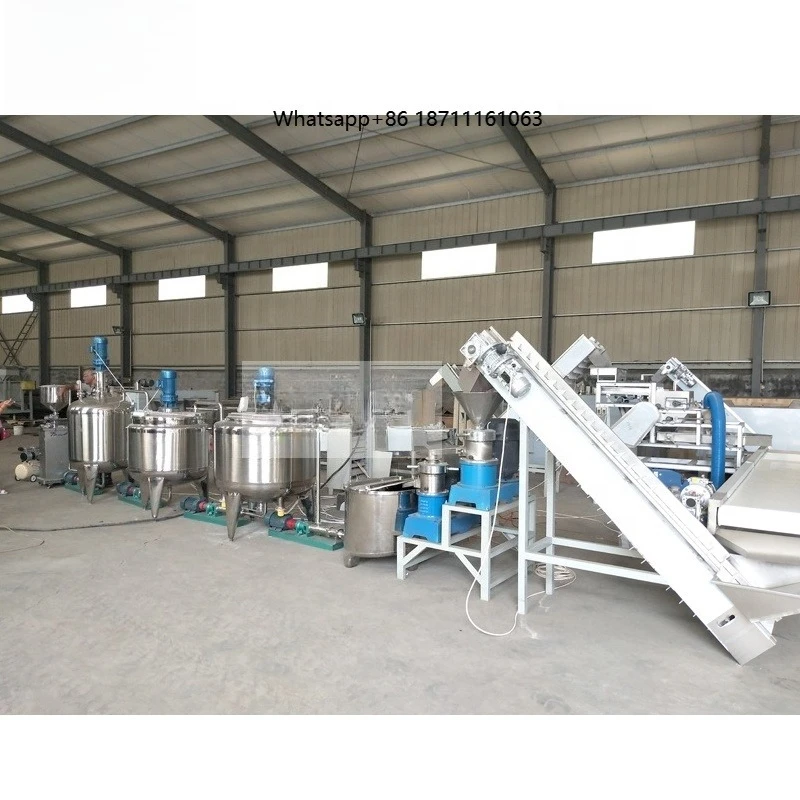 Complete Automatic Butter Processing Line Shea Butter Processing Machine Nuts Butter Grinding Machine
