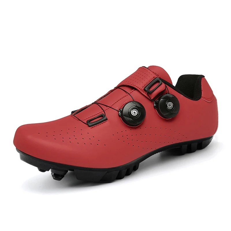 Ultraleichte Fahrradschuhe, atmungsaktiv und leicht, SPD-kompatible Hartsolzen für Rennrad- und Mountainbike-Wettkampftraining – Detail 16