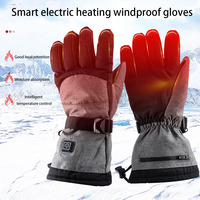 Electric Heated Motorcycle Gloves Hand Warmers Waterproof Touch Screen Smart Heating Gloves Windproof Skiing Cycling Gloves