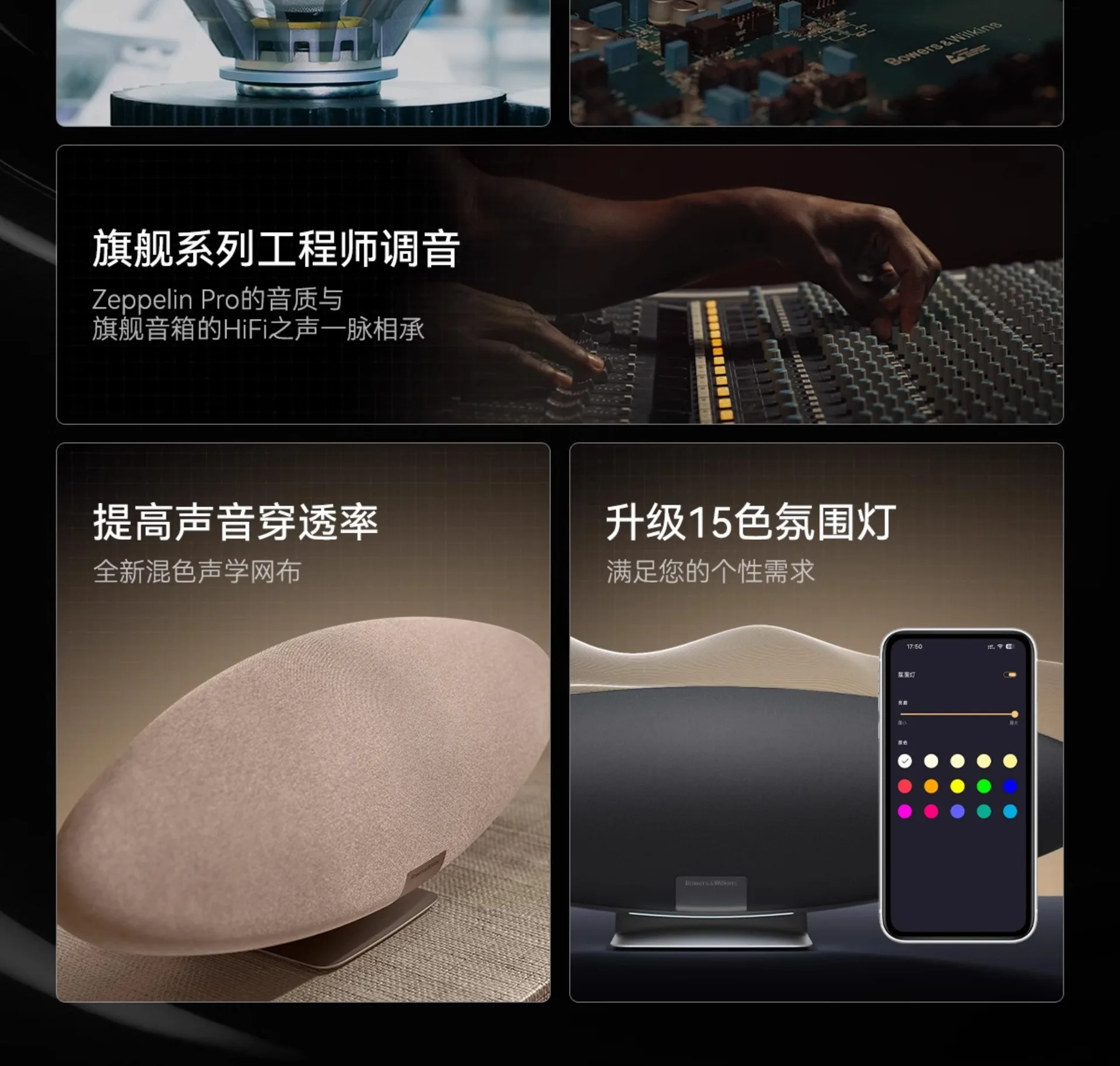 Altavoz Bluetooth ZeppelinPro de sexta generación Altavoz HiFi para el hogar