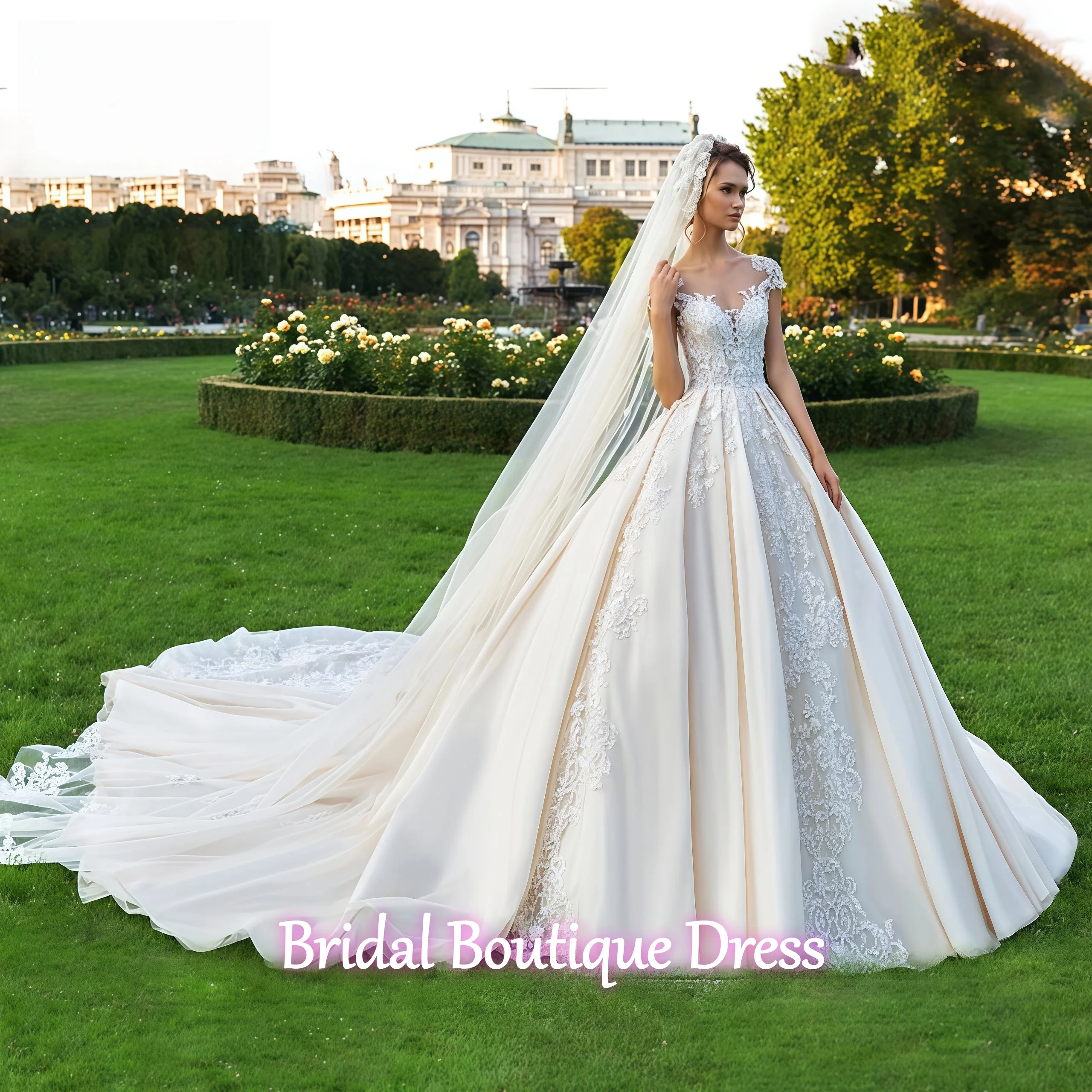 

Изысканные свадебные платья на заказ для женщин: бальное платье принцессы с вырезом «сердечко», бисерными аппликациями и пуговицами, Vestidos De No