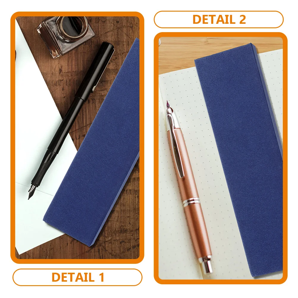 4 Pcs Pen Case Delicate Ballpoint Pens Single Display Holder Gift Boxes Empty Organizer Cloth Small