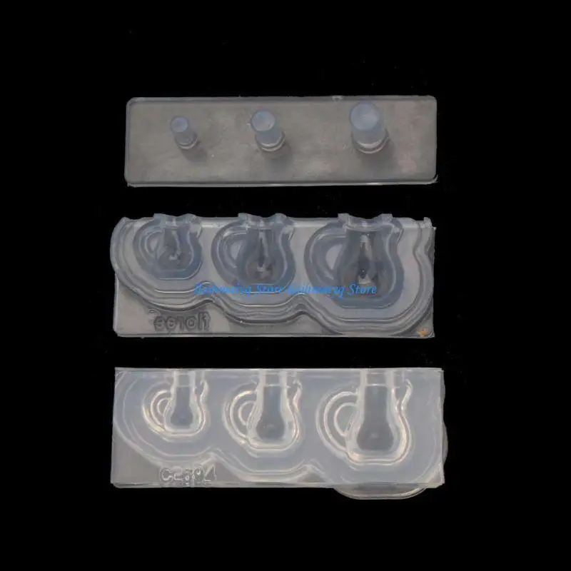 573B Handmade Mini Hollow Milk Bottles Cup Straw Silicone Resin Molds Craft Tools
