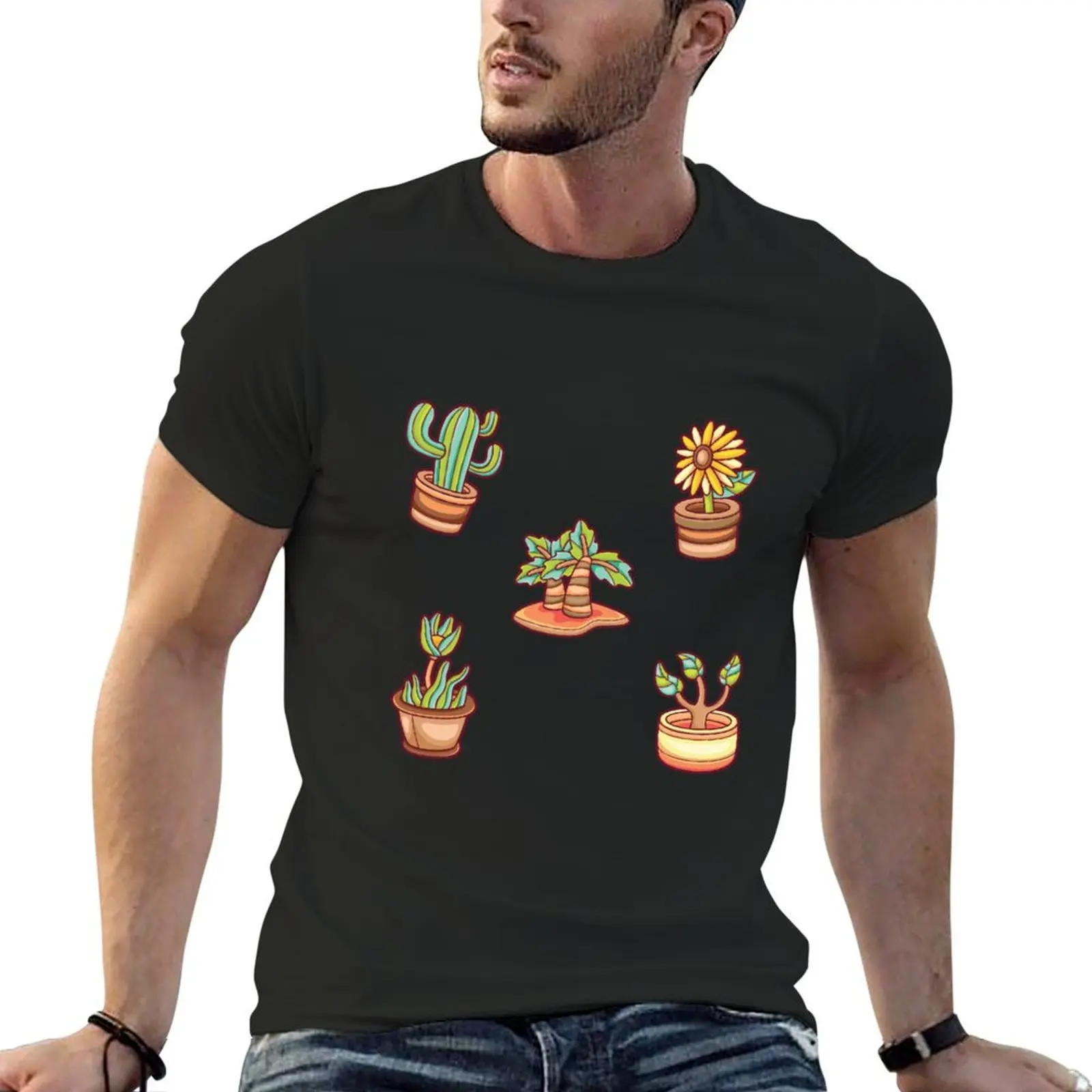 

MIX STICKER PACK T-Shirt tops vintage t shirts quick drying men clothings