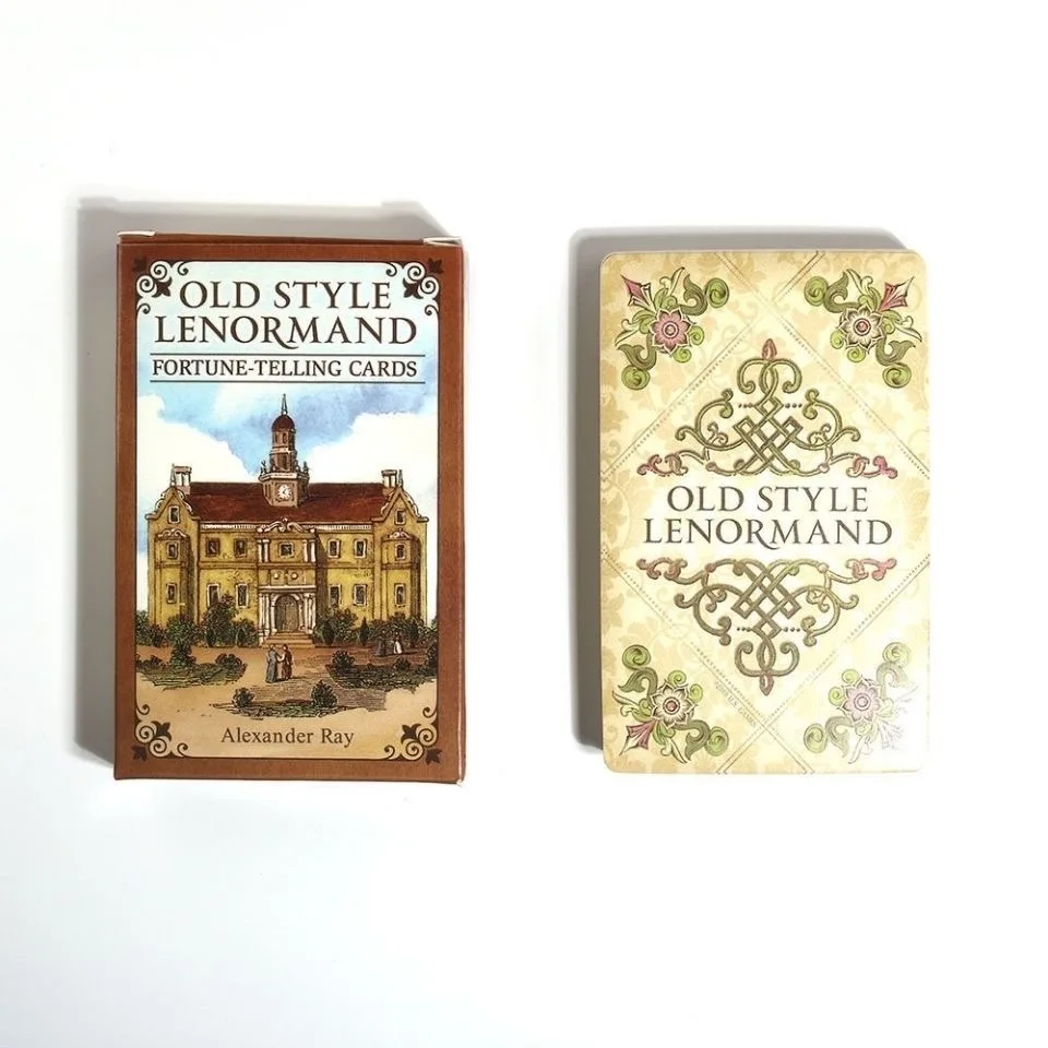 Old Style Lenormand Fortune-Telling Cards English Version A 38 Oracle deck Divination Fate Borad Games Playing cards