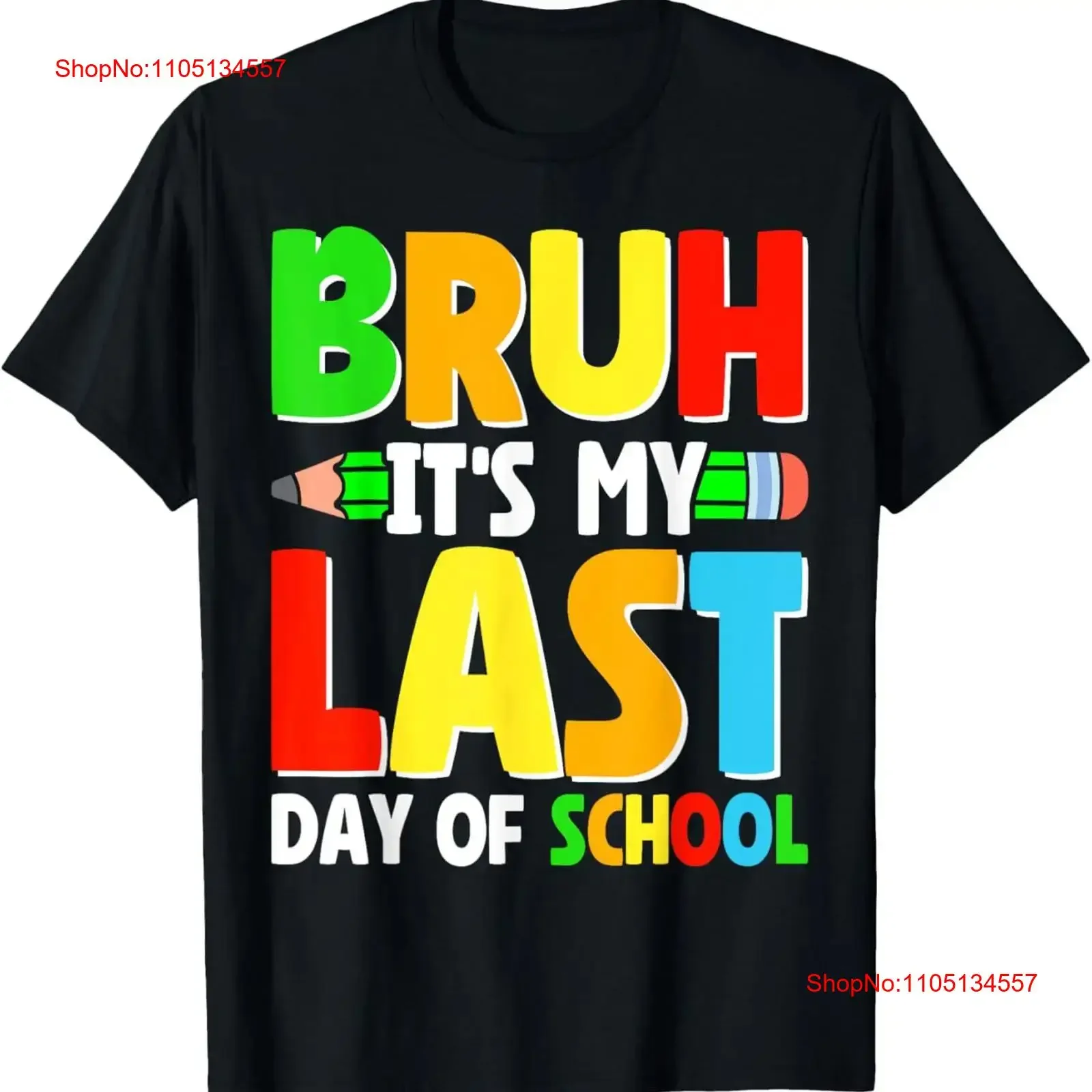 

Bruh it's My Last Day of School Учитель Выпускной для взрослых S 4XL Футболка винтажная стираная графика Удобная модная мужская футболка