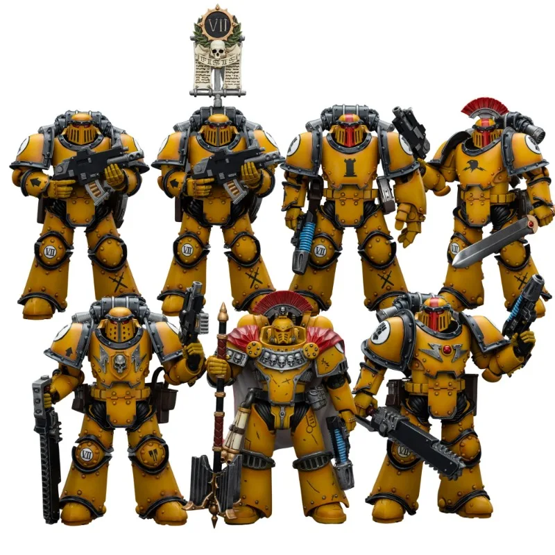 

[IN STOCK] JOYTOY Warhammer 40K 1/18 Imperial Fists Rogal Dorn Family Anime Action Figure Model Toys Gifts Collection