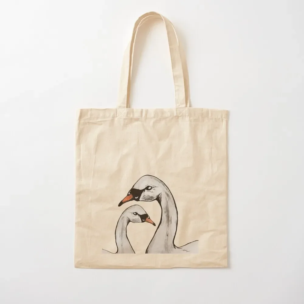 

Swan #2 Tote Bag Big bag women shopping cart bags Tote Bag