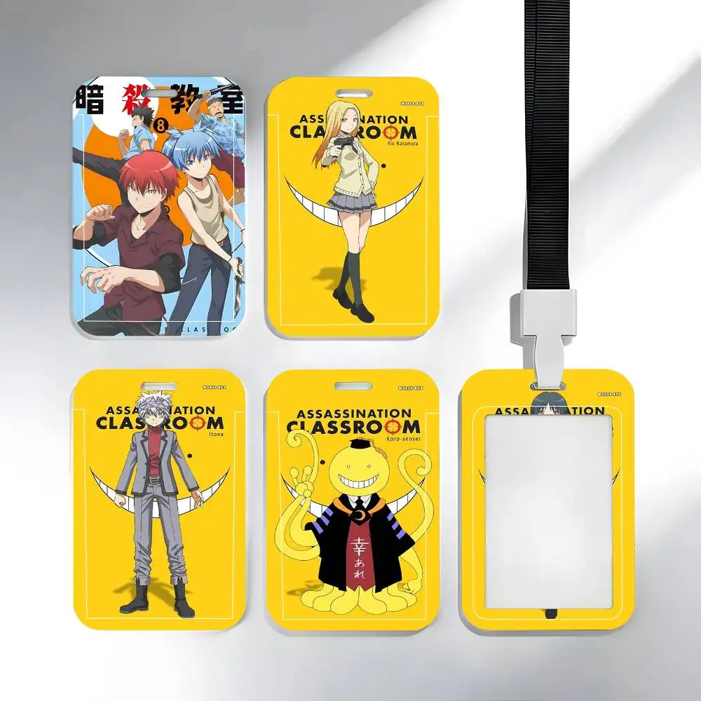 

1 шт. Защитный чехол для ID-карт Assassination Classroom: для школьных, пропускных, проездных и карт питания, с функцией легкого вставления.