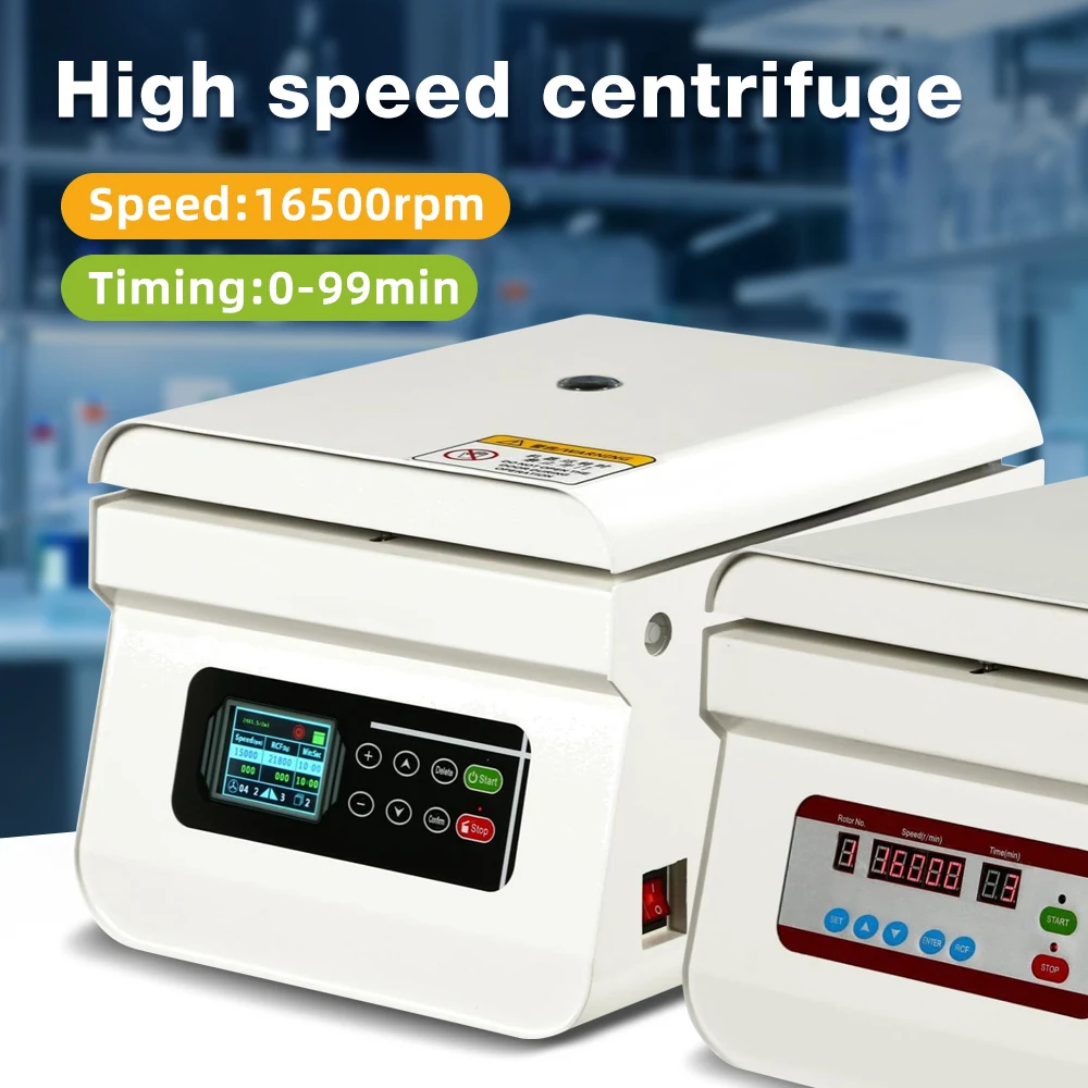 16500 RPM LCD Display High-Speed Laboratory Centrifuge Machine