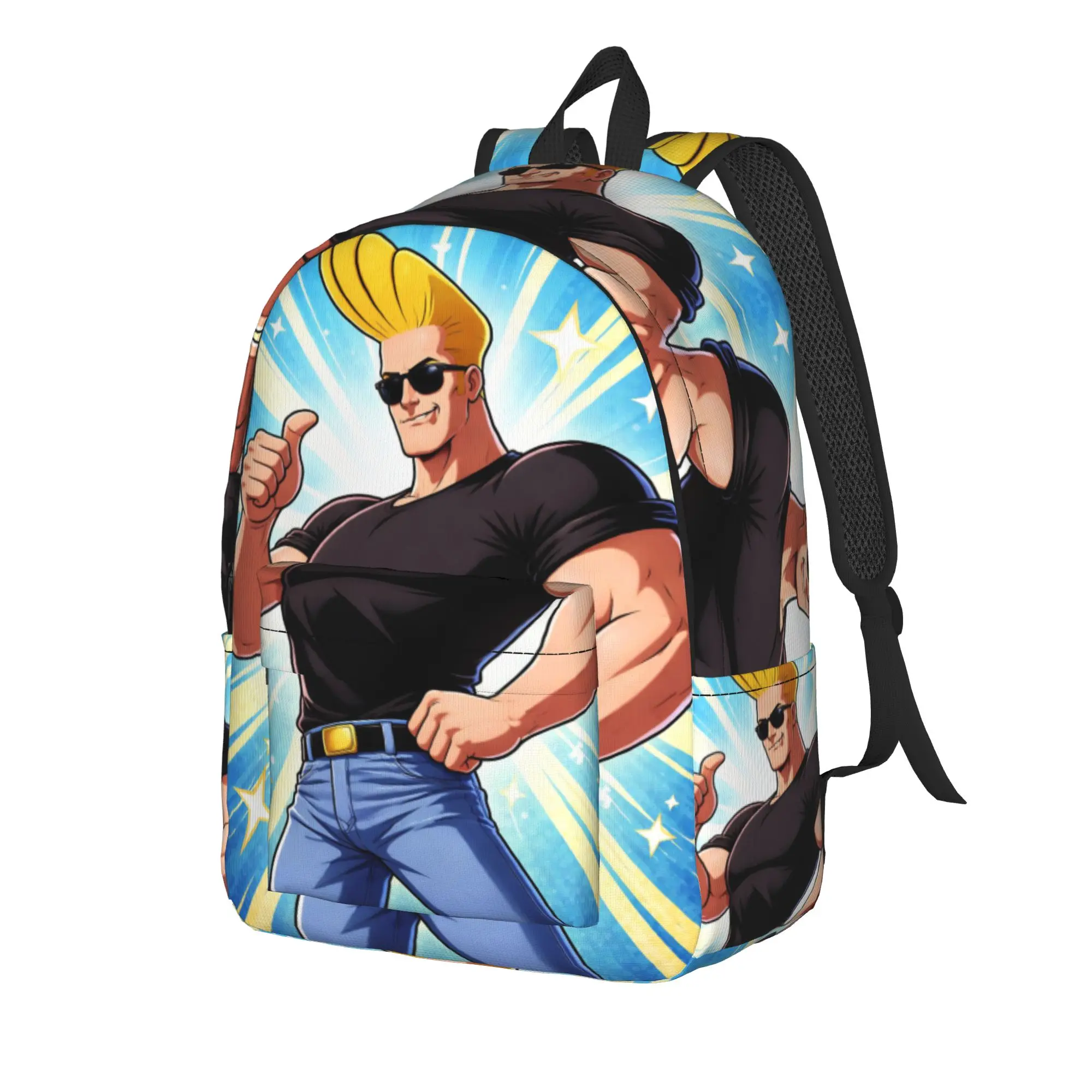 johnnys bravos  Casual Backpack Sports High School Business  Daypack for Men Women Laptop Computer Shoulder Bag