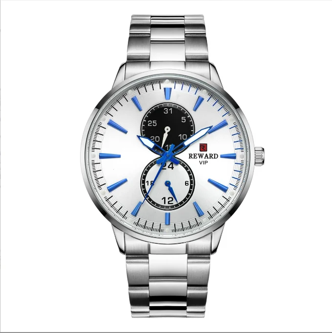 Hot selling 2024 new business men's watch waterproof six pin quartz watch calendar