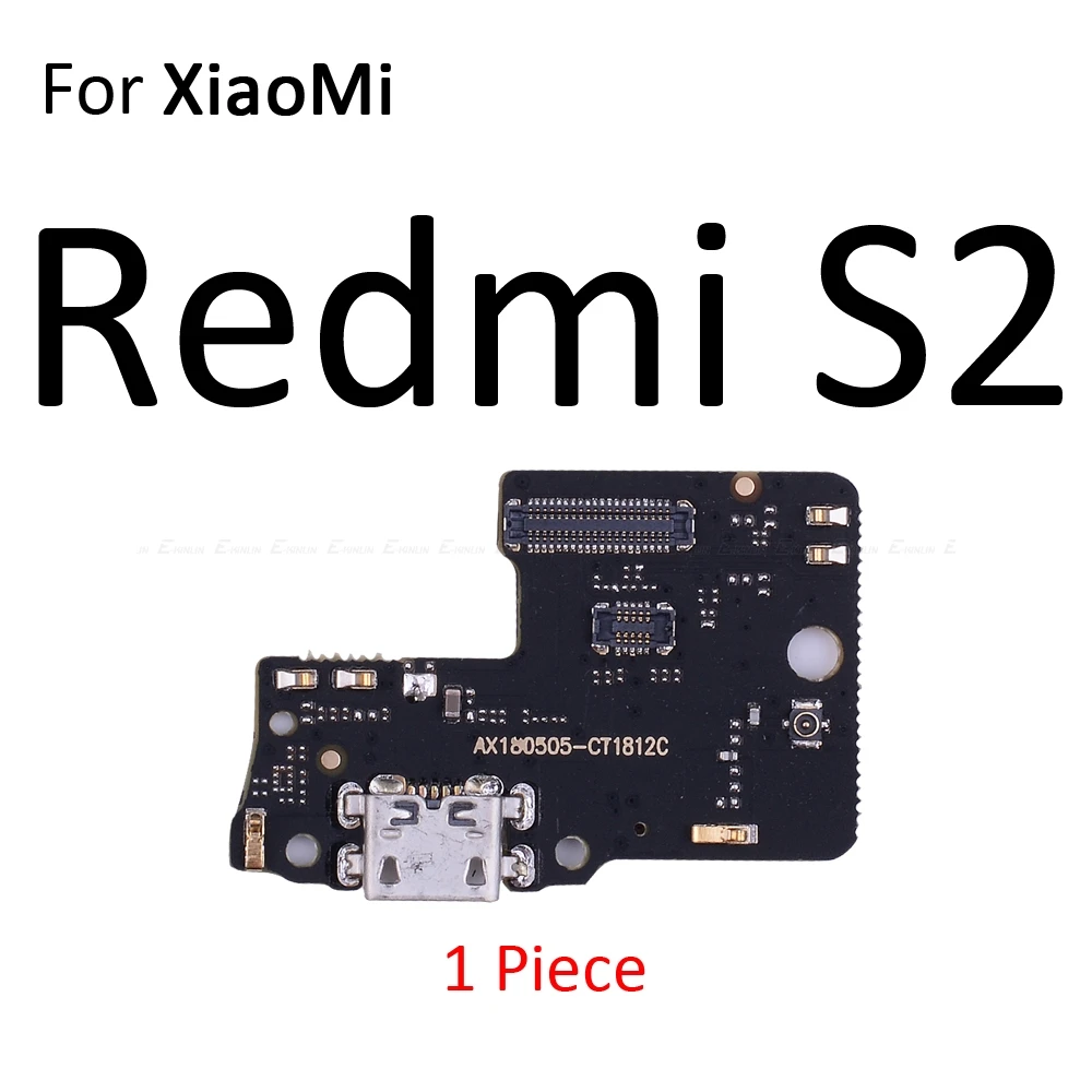 Piezas de placa de conector de puerto de carga, micrófono de cable flexible para XiaoMi PocoPhone F1 Redmi Note 8 8T 7 6 5 Pro Plus 8A 6A S2