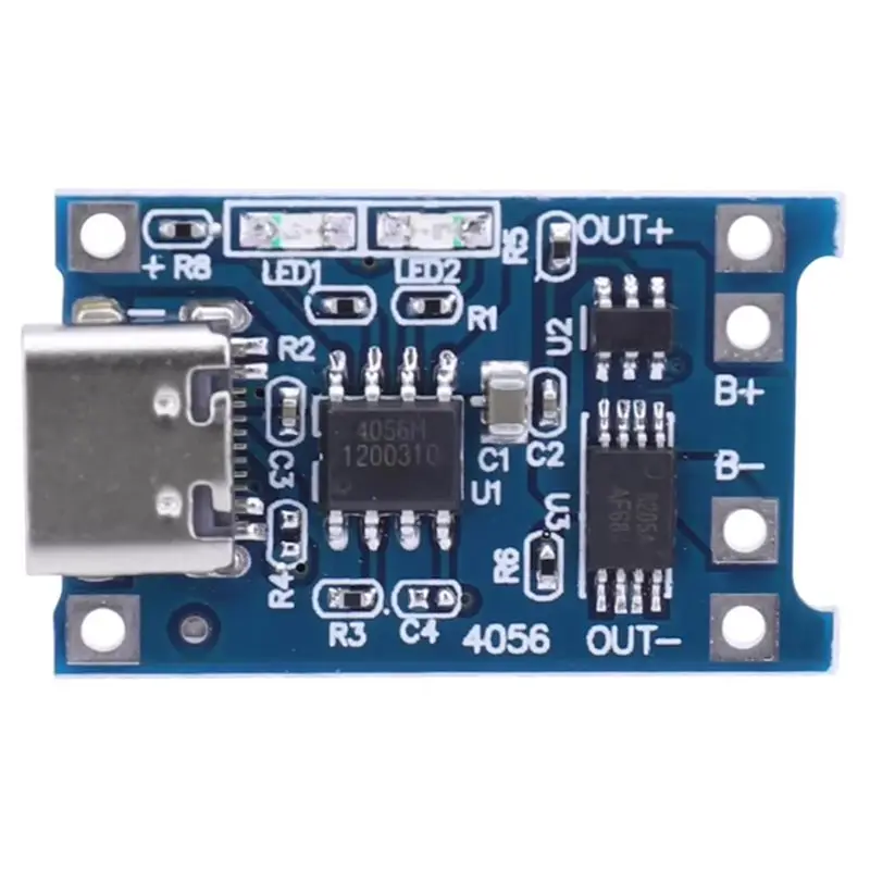 DTB7 Type-C 18650 Lithium Battery Module 5V 1A Charging Board 15Pcs Set with Dual Protection for DIY
