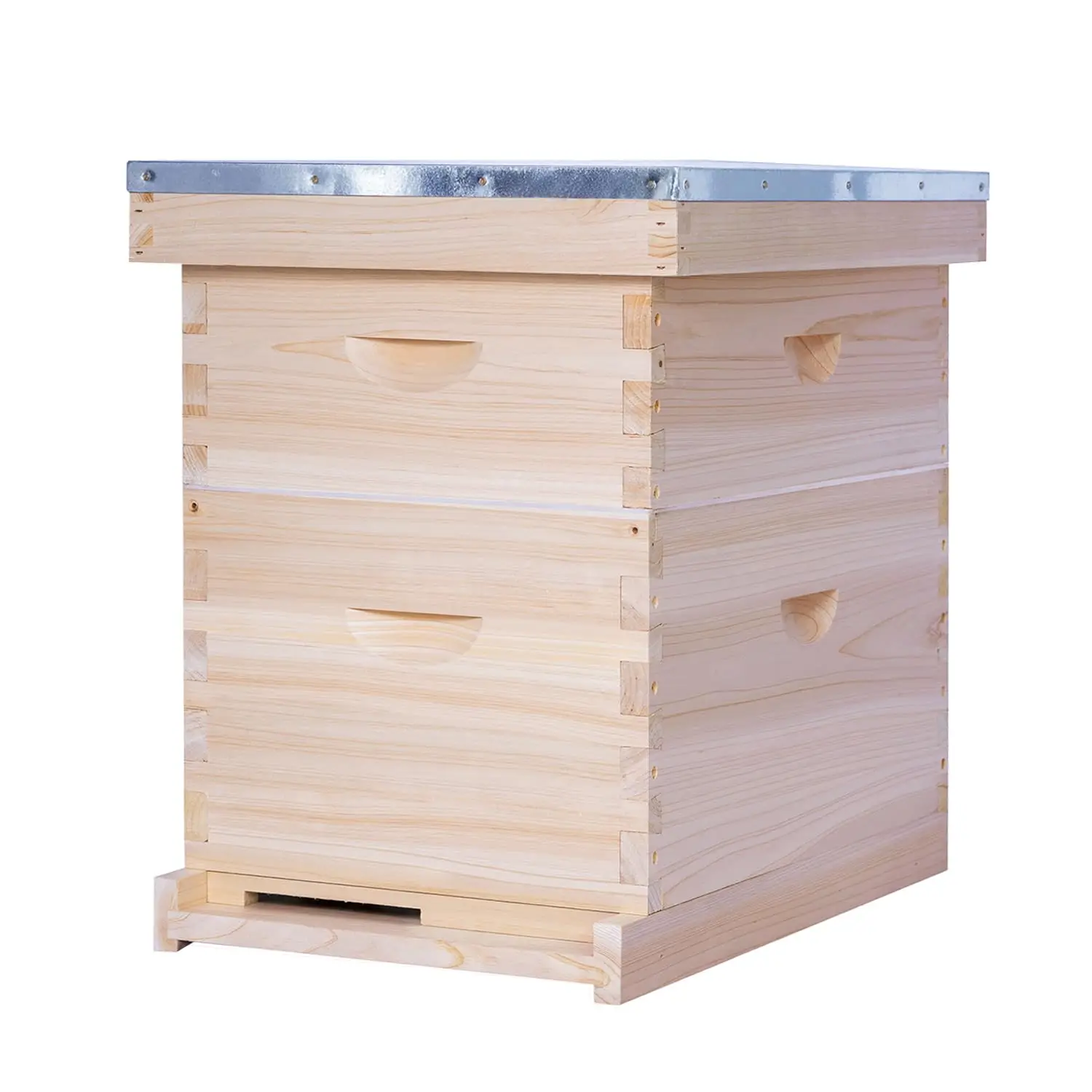 Free ShippingPOLLI 8 Fe Hive Kit, Complete Hive For Keeper, Stroth Hives Include 1 Deep And 1 Medium Box With Bes And