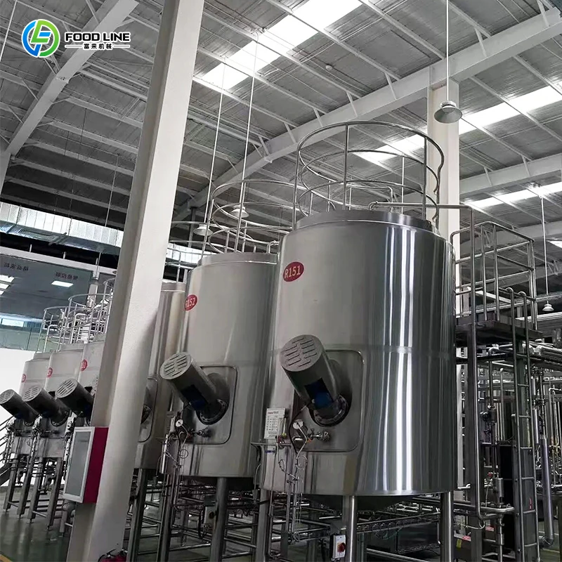 FOODLINE Community Ranch Yogurt Booth Line Rain Sealing Edge Easy Clean Whey Collection Tray Fermentation Machine
