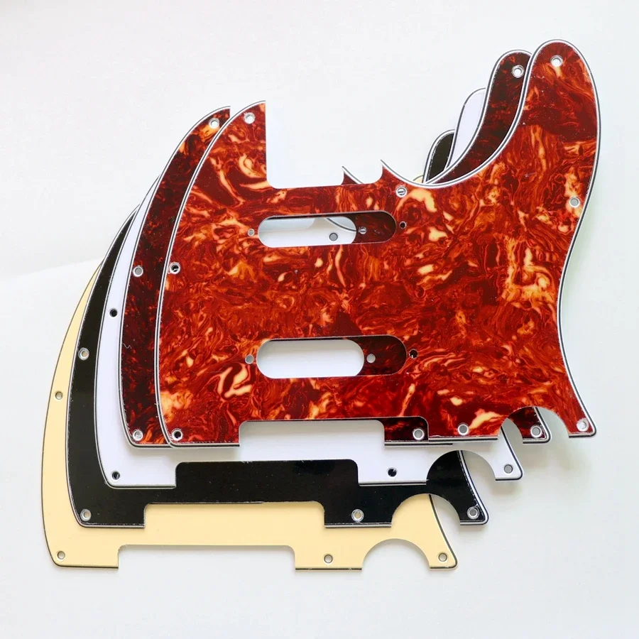 Tortoise And Black TL Style Guitar Pickguards For Nashvile Style Guitars With TL Neck And ST Single Coil Pickups