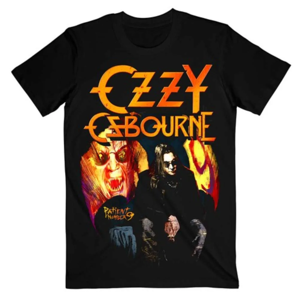 Ozzy Osbourne يتحدث عن الشيطان خمر قميص فضفاض وتنفس الرجال والنساء نفس طاقم الرقبة القطن الخالص تي شيرت
