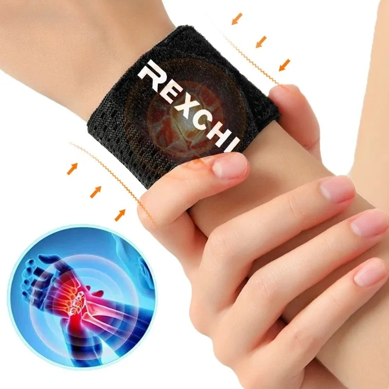 

1/2Pcs Wrist Brace Adjustable Support Wrist Straps for Fitness Weightlifting, Wrist Pain Relief Highly Elastic