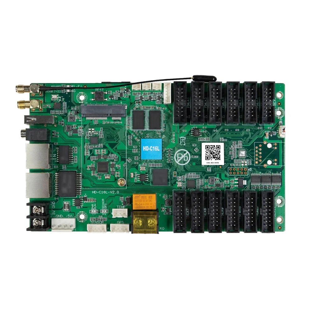 HD-C16L/C16C Wifi Tarjeta de control USB P2.5 P3 P4 P5 P6 P8 P10 Rgb Módulo de pantalla LED a todo color
