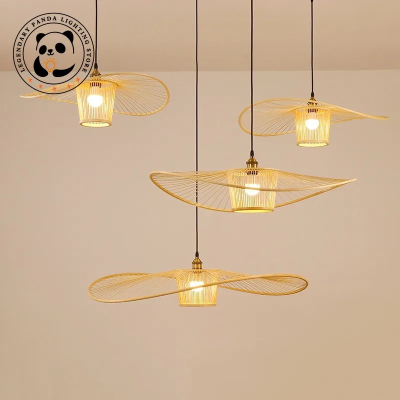 Nordic Vintage Pendant Lights Living Room Bedroom Dining Hall Kitchen Cafe Ceiling Chandelier Indoor Wooden Decoration Luminaria