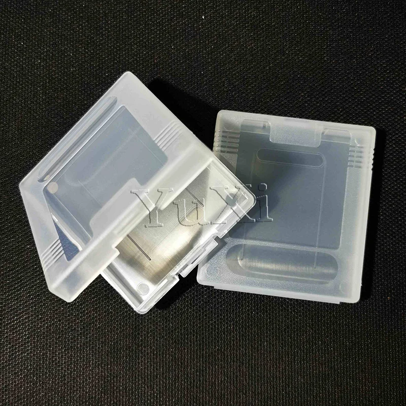 YUนอน1ชิ้นเคสตลับเกมพลาสติกสำหรับเกมบอยสี GBC GBA GBP การ์ดเกมป้องกันฝุ่นล้างกล่องป้องกันชิ้นส่วนซ่อม