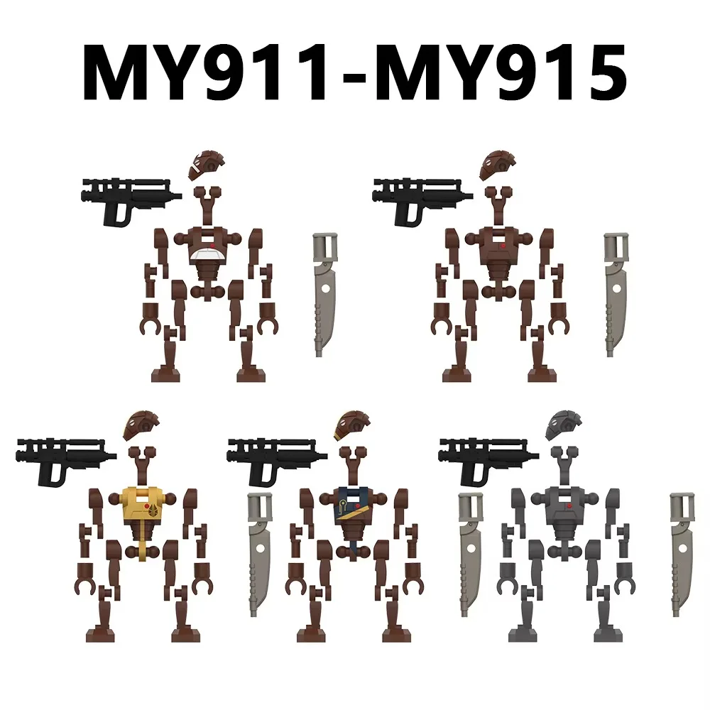 The Building Block Warrior Model Assembly Mini Figures Commando Droid With Accessories DIY Hobby Display Toy Gifts birthday gift