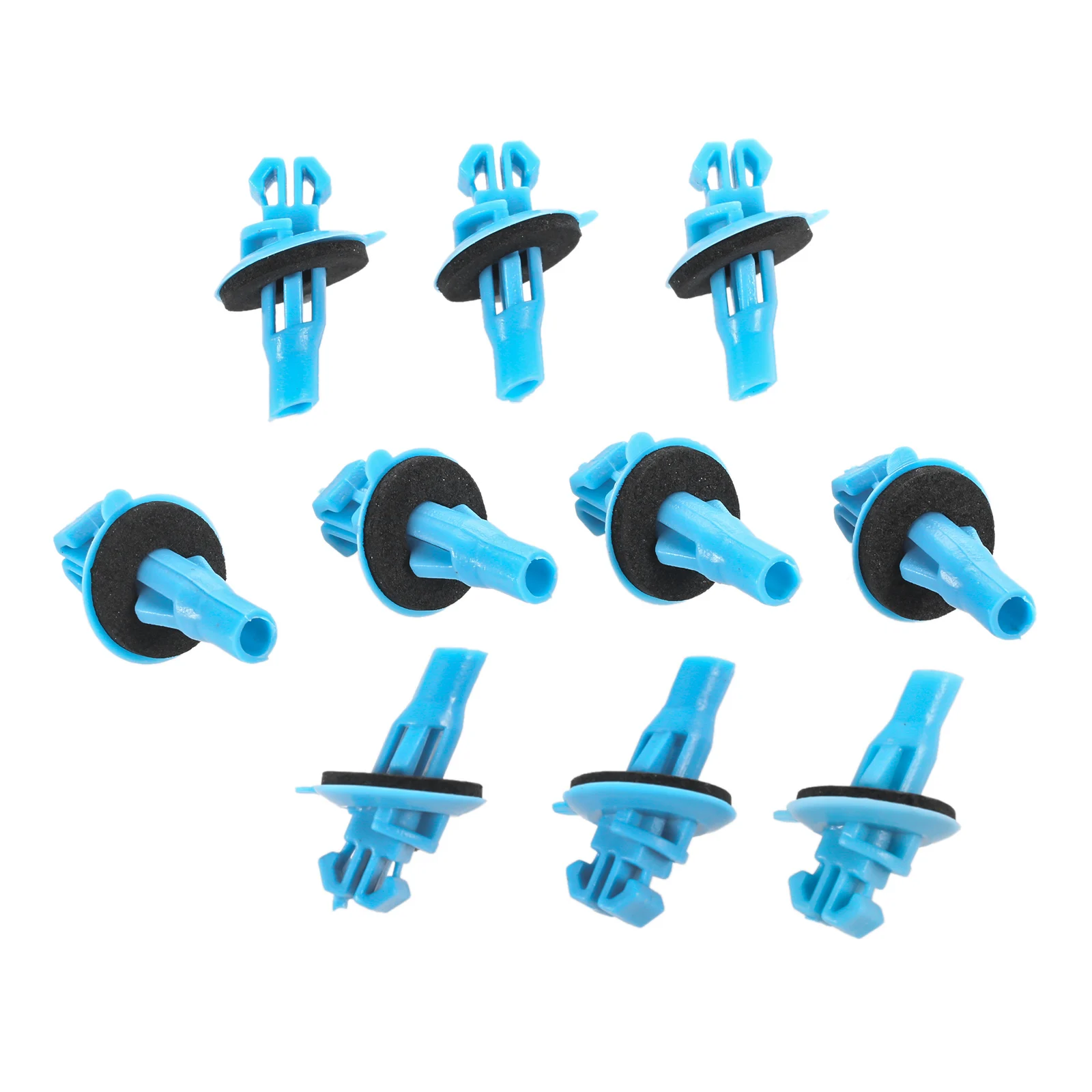 10sets Car Distinctive Clips Exterior Side Moulding Trim Clips Covers Fasteners For Toyota Land Cruiser Prado75492-60020