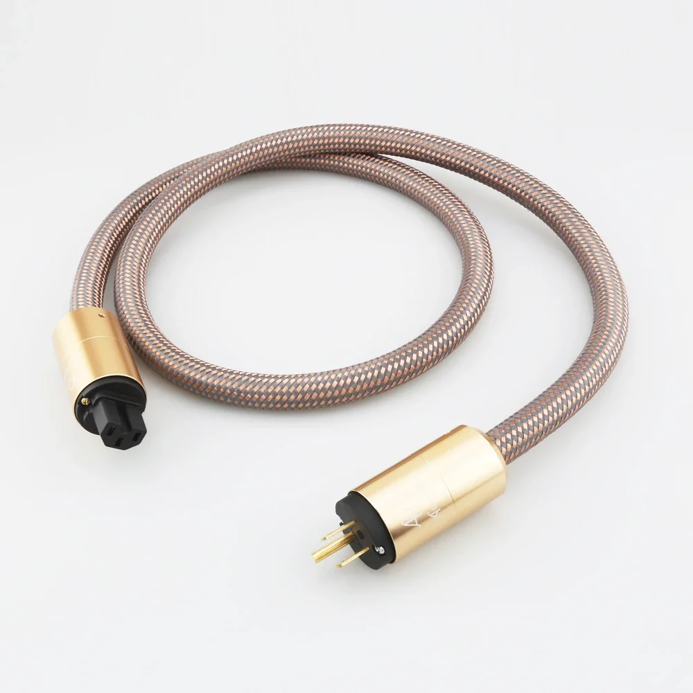 Hi-End HIFI AC Mains Cord Schuko Power Cable