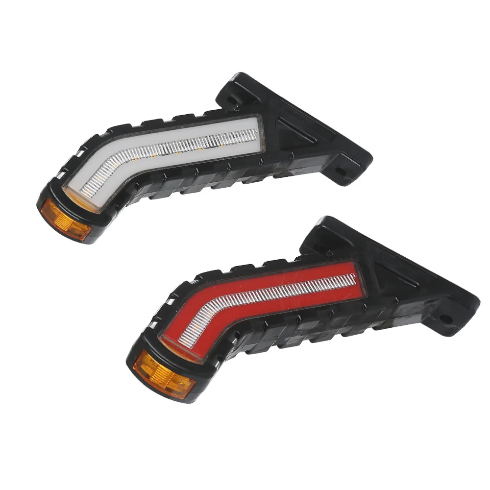 New Waterproof Trailer LED Outline Marker Truck Light Side Marker 12V-24V Lighting Neon Stalk Side Marker Lamp For Trailer 2pcs