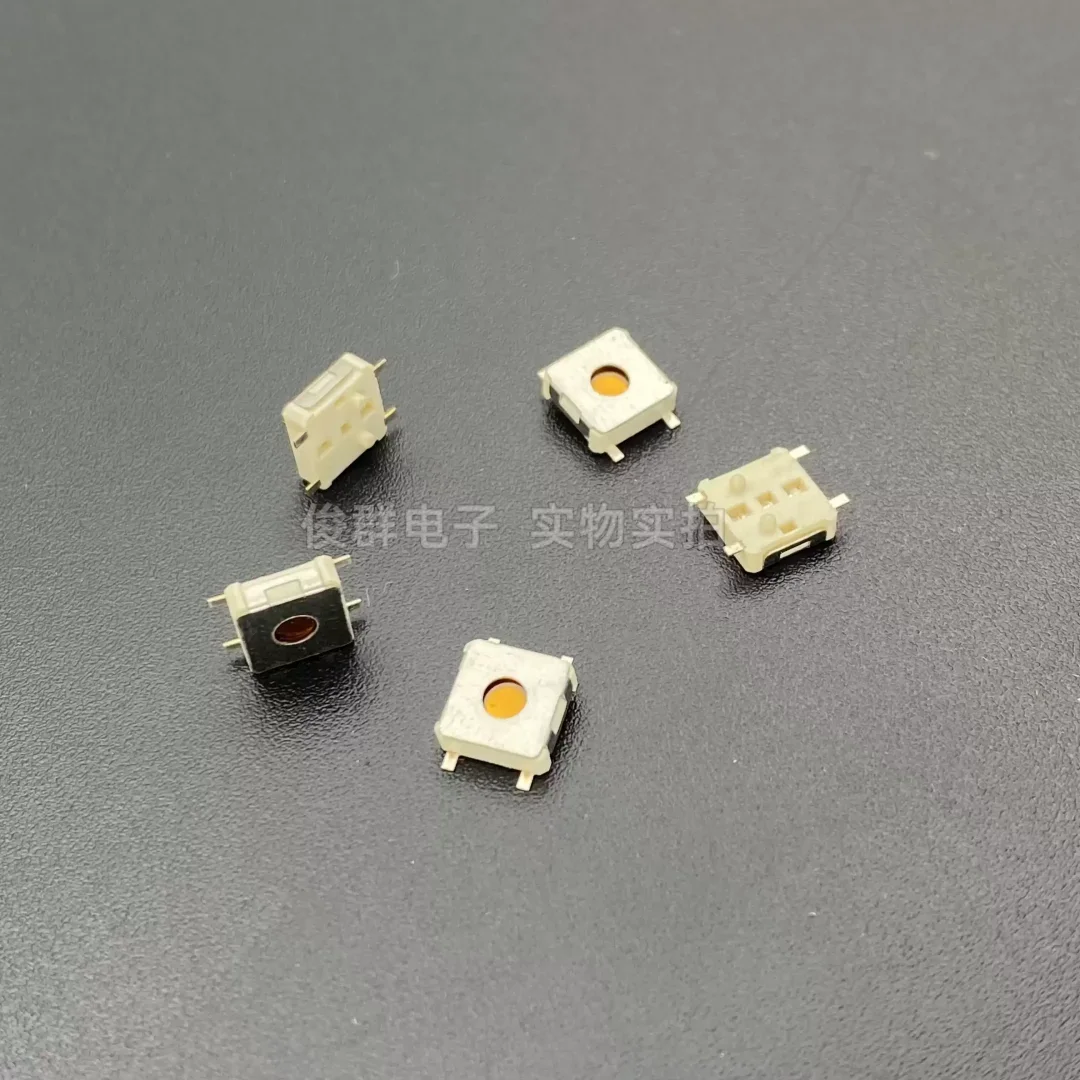 100pcs/ 7P-1200F touch key switch 6.5*6*2 micro-motion patch 4-pin induction cooker panel button