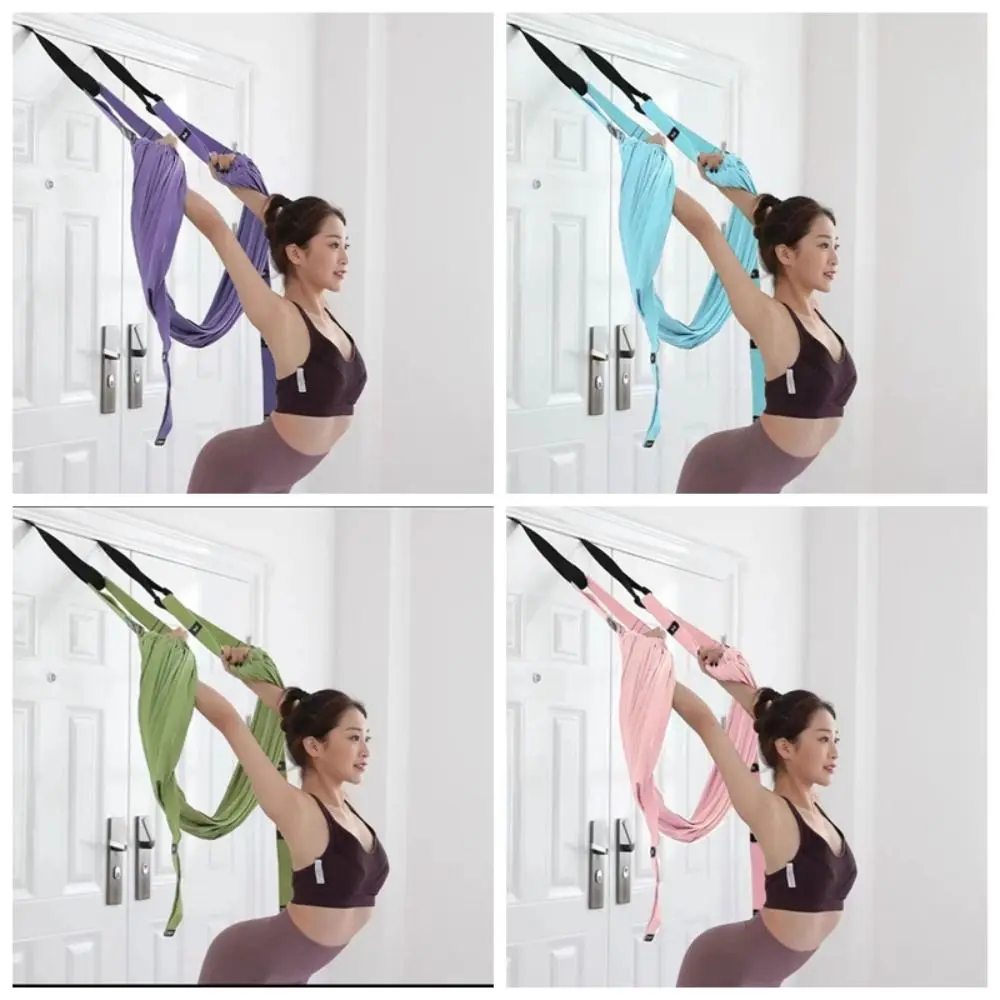 Training Device Adjustable Aerial Yoga Strap Elastic Stretch Yoga Belt Flexible Inversion Handstand Rope Fitness