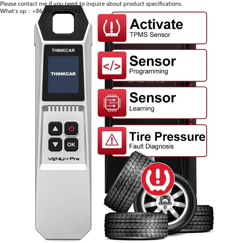 

Инструмент для программирования TPMS VENU-i Pro: диагностика, активация, перепрограммирование и обучение датчиков давления в шинах, совместим с Thinkdiag.