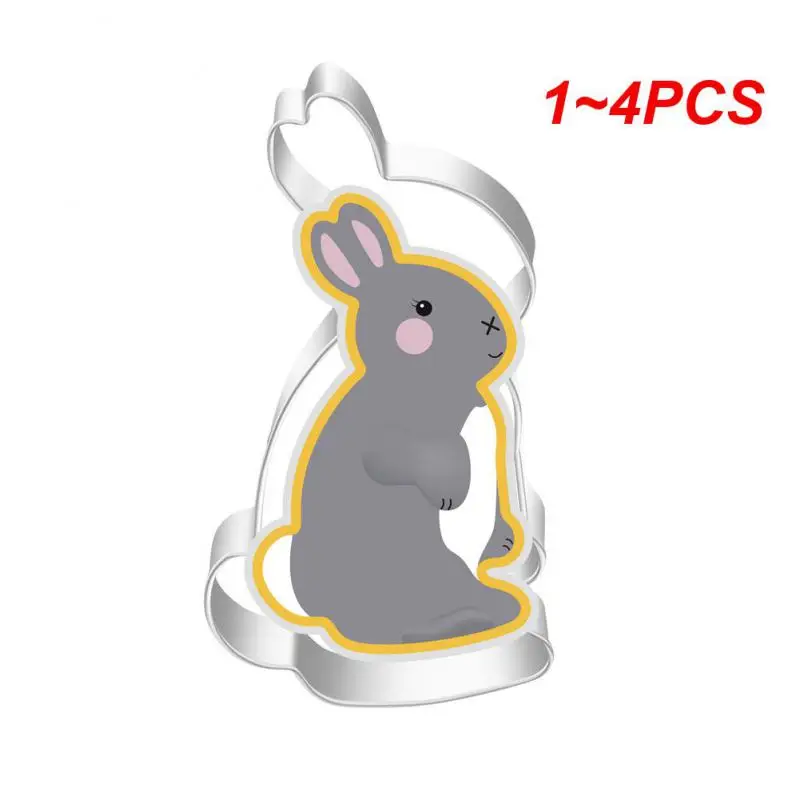 1~4PCS Rabbit Shape Mold Party Decoration Cake Decorating Tool Kitchenware Home Kitchen Baking Pastry Tool Kitchen Gadgets