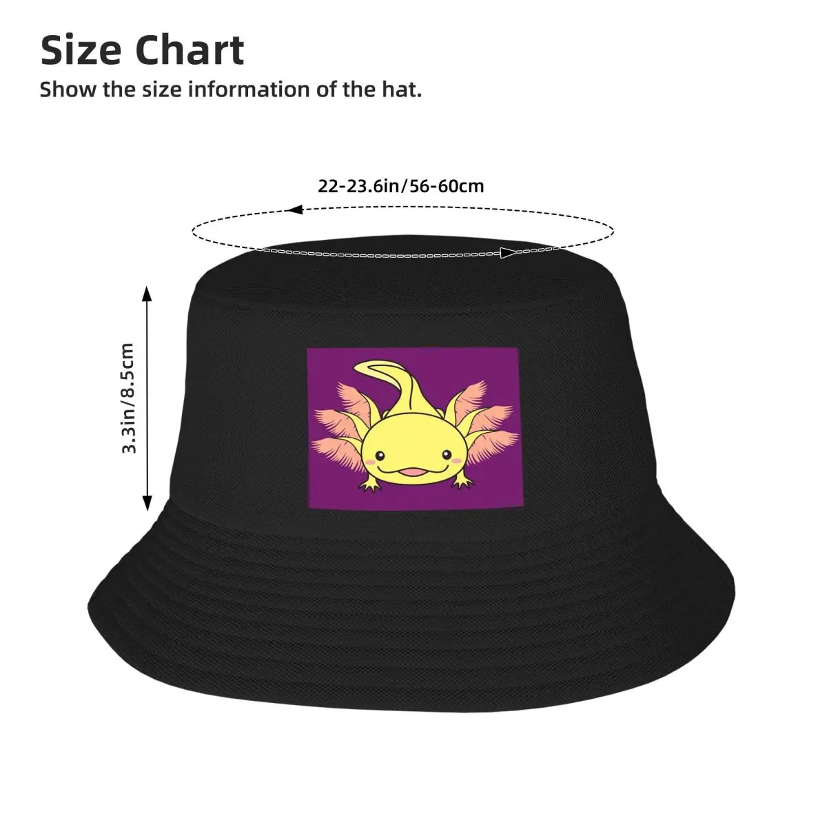 Axolotls Perfect Axolotl Saying Cute Axolotl Kawaii Bucket Hats Panama Hat Children Bob Hats Fashion Fisherman Hats Unisex Caps